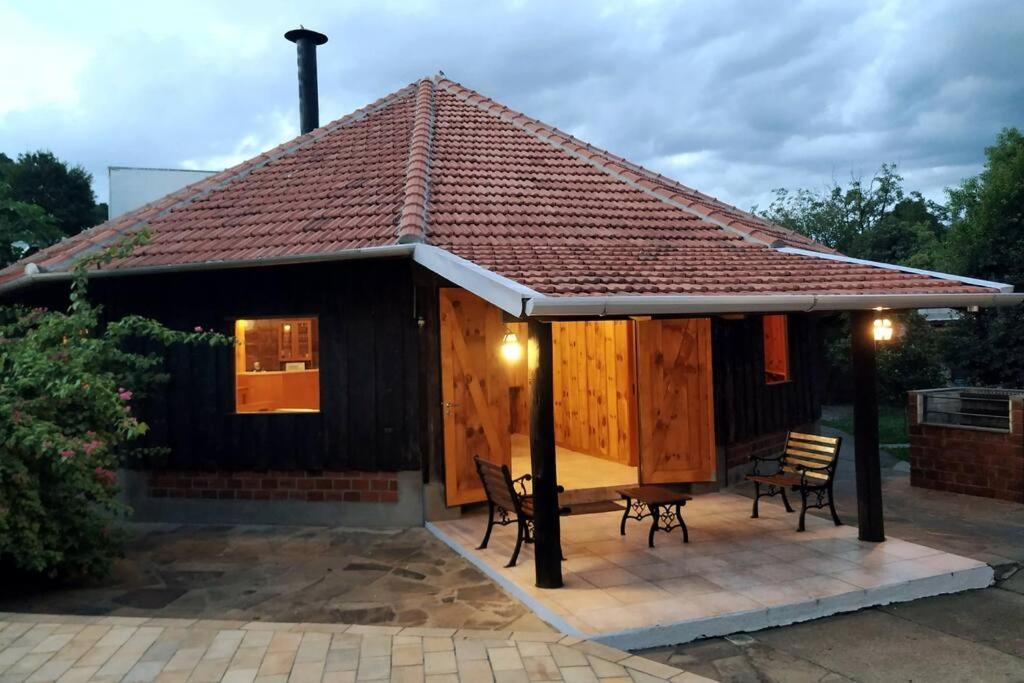 Galpao Rustico No Vale Dos Vinhedos Villa Bento Goncalves Bagian luar foto